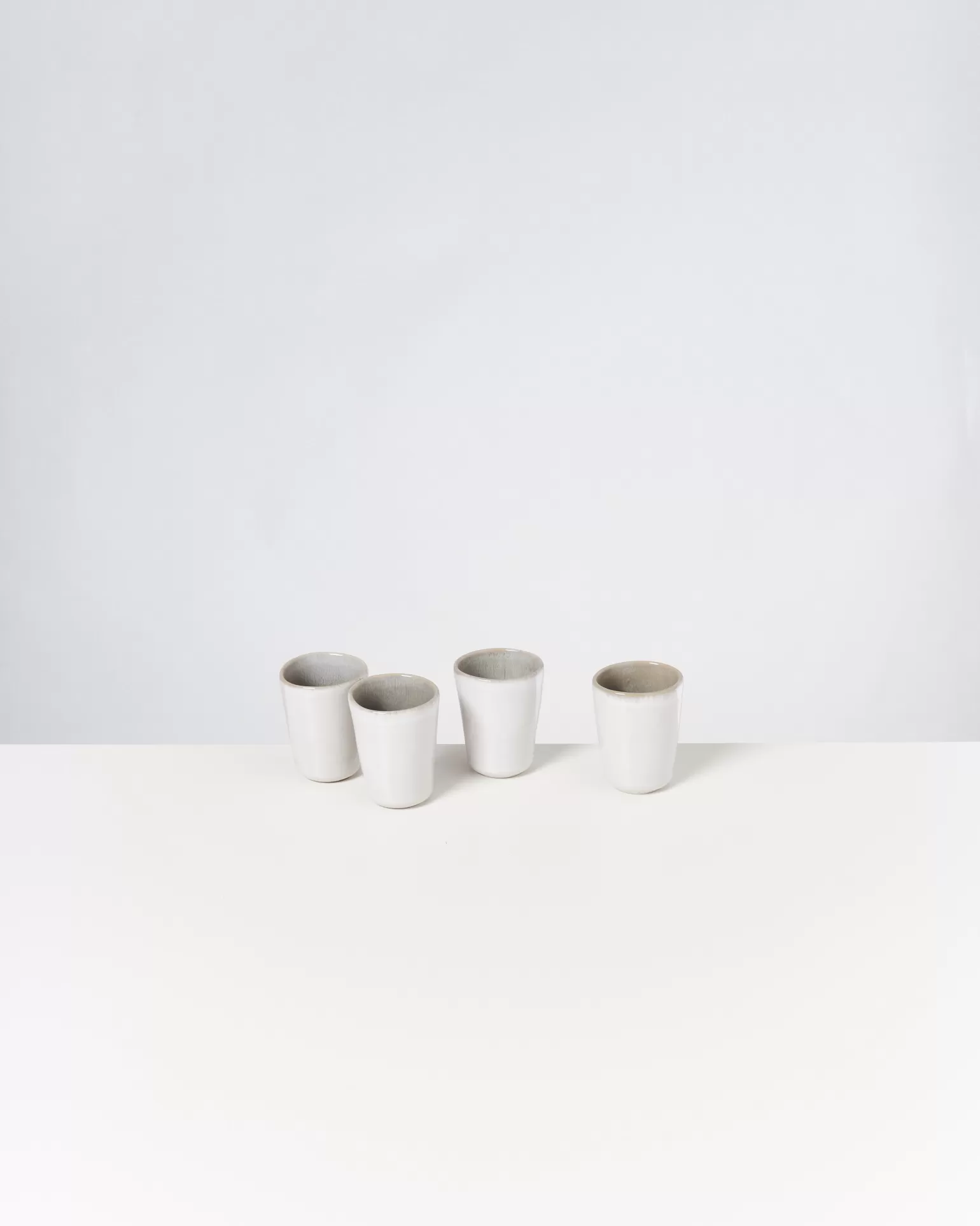 New Motel a Miio Areia - Set Of 4 Espressocups Grey Gray