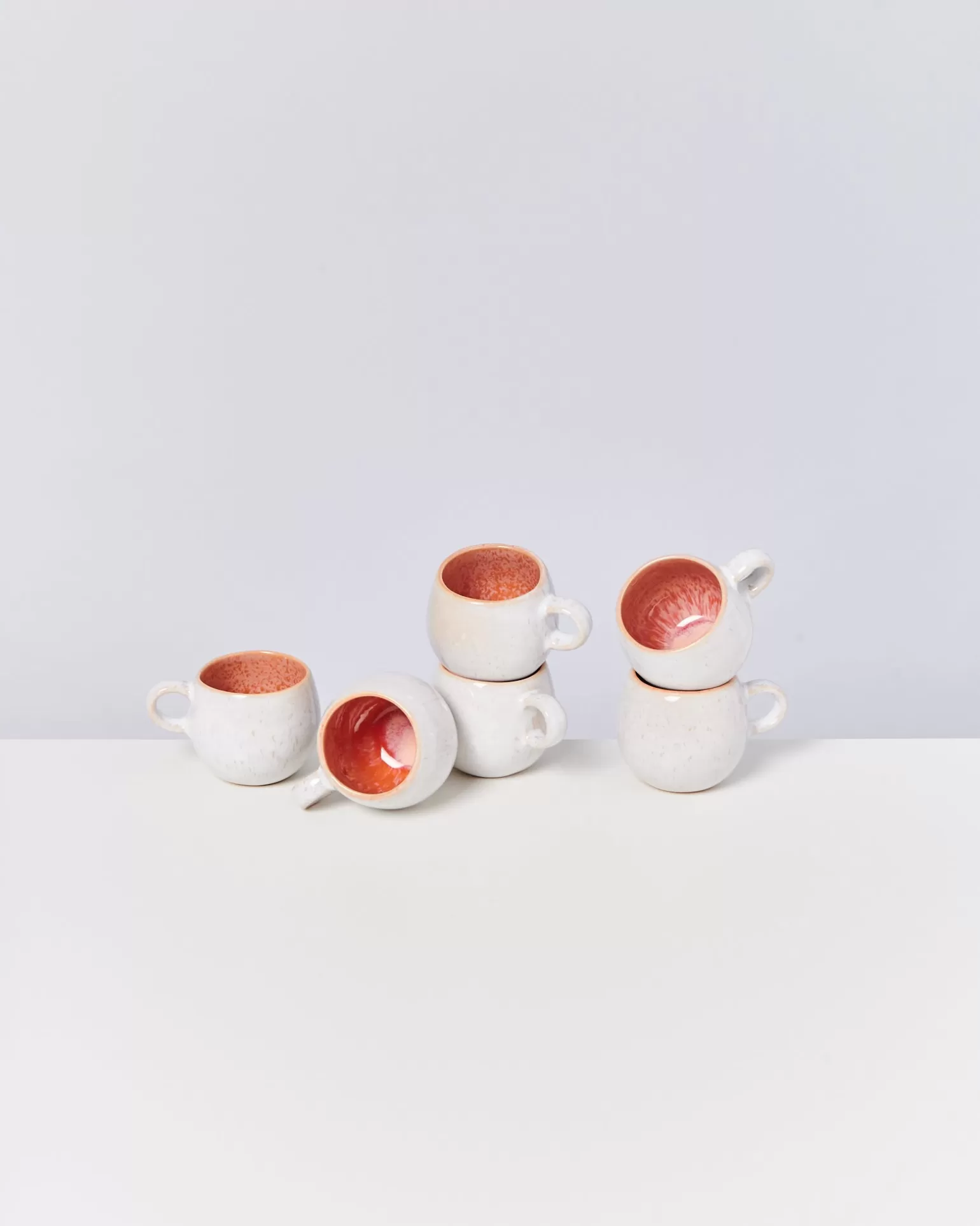 Hot Motel a Miio Areia - Set Of 6 Espressomugs pink