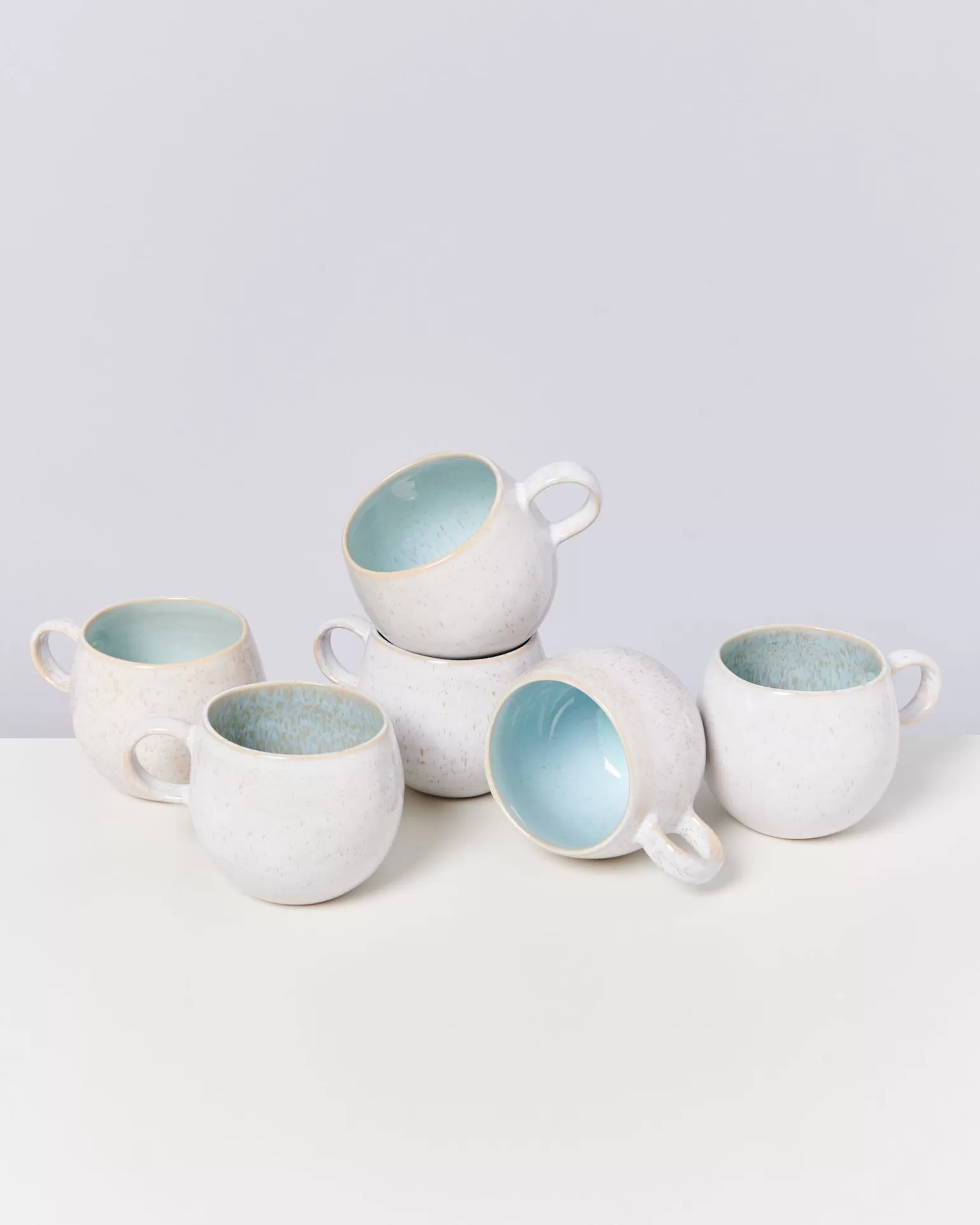 Best Sale Motel a Miio Areia - Set Of 6 Mugs Big azure