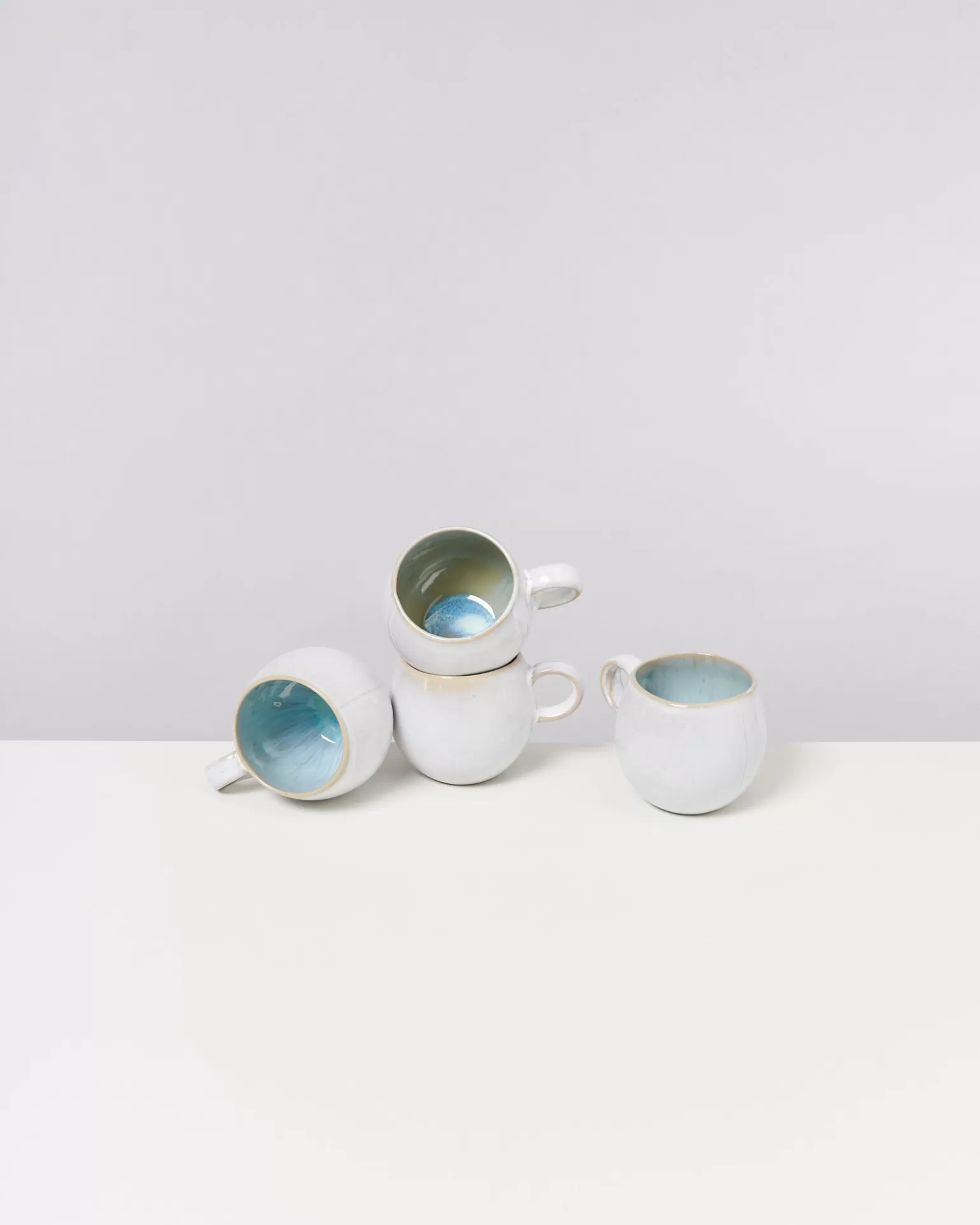 Best Sale Motel a Miio Areia - Set Of 4 Mugs Small Azur azure