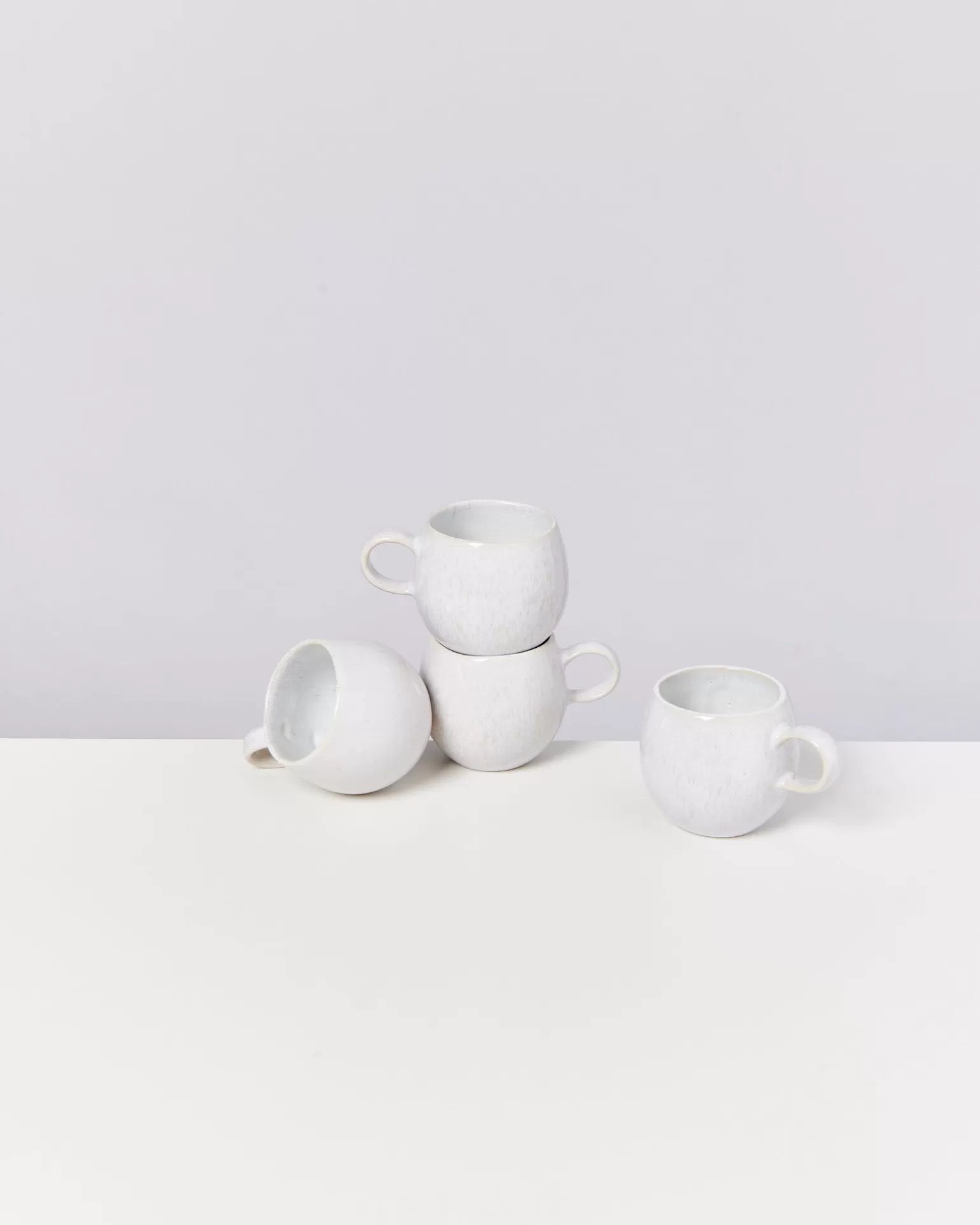 Store Motel a Miio Areia - Set Of 4 Mugs Small white