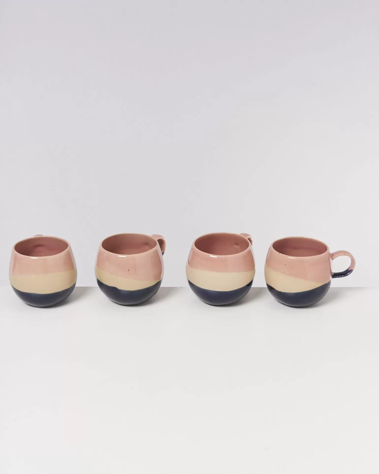 Shop Motel a Miio Bica - Mug Big Navy / Pink pink navy cream