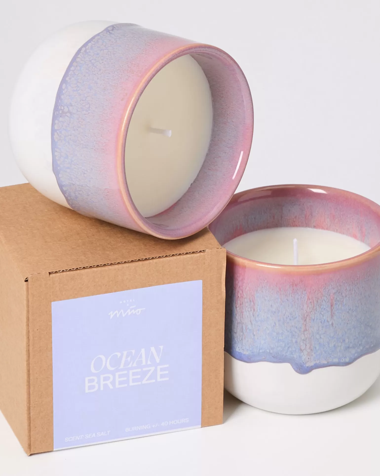 New Motel a Miio Coimbra - Scented Candle “Ocean Breeze” lilac pink