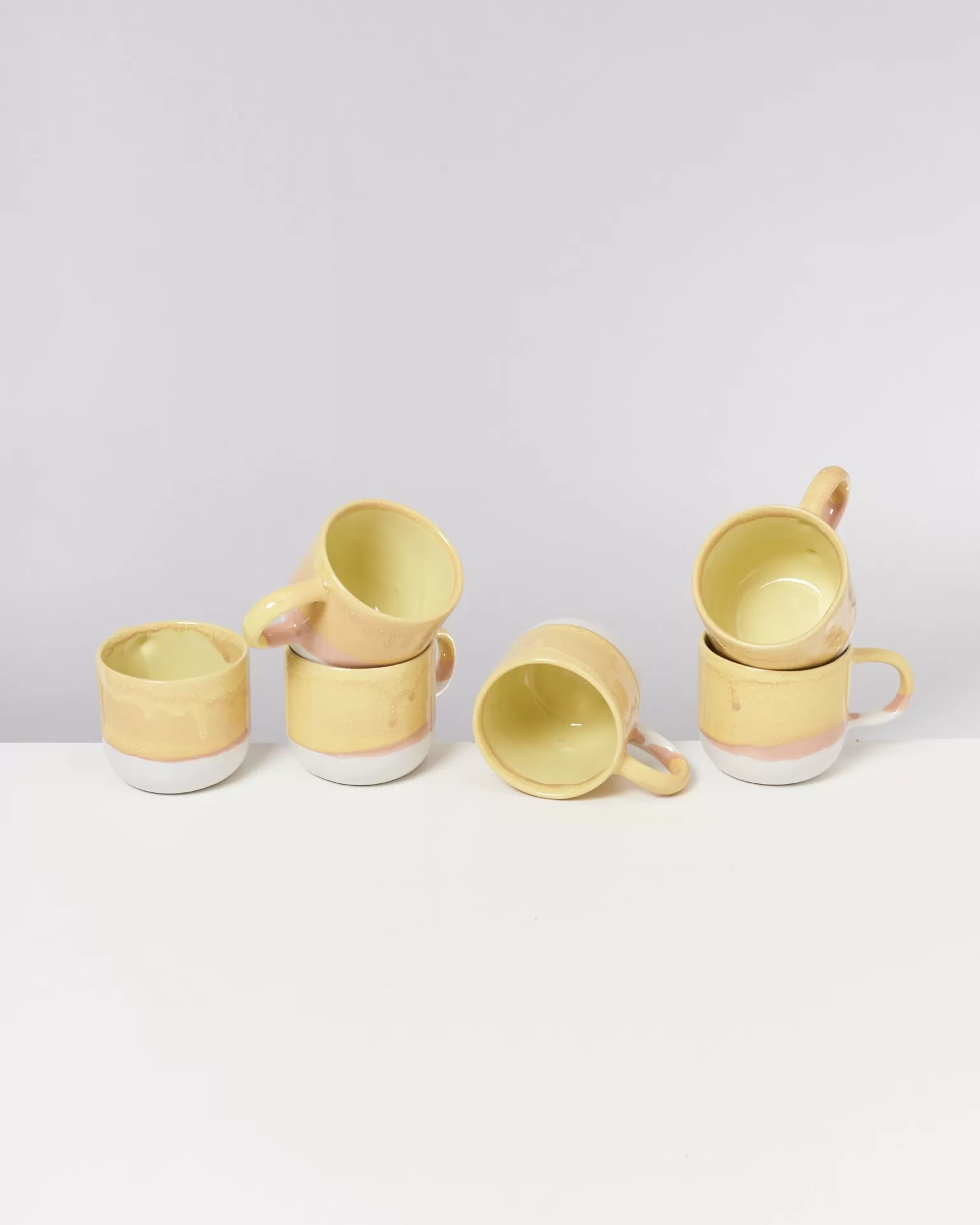 Fashion Motel a Miio Coimbra - Set Of 6 Mugs Big Yellow gelb