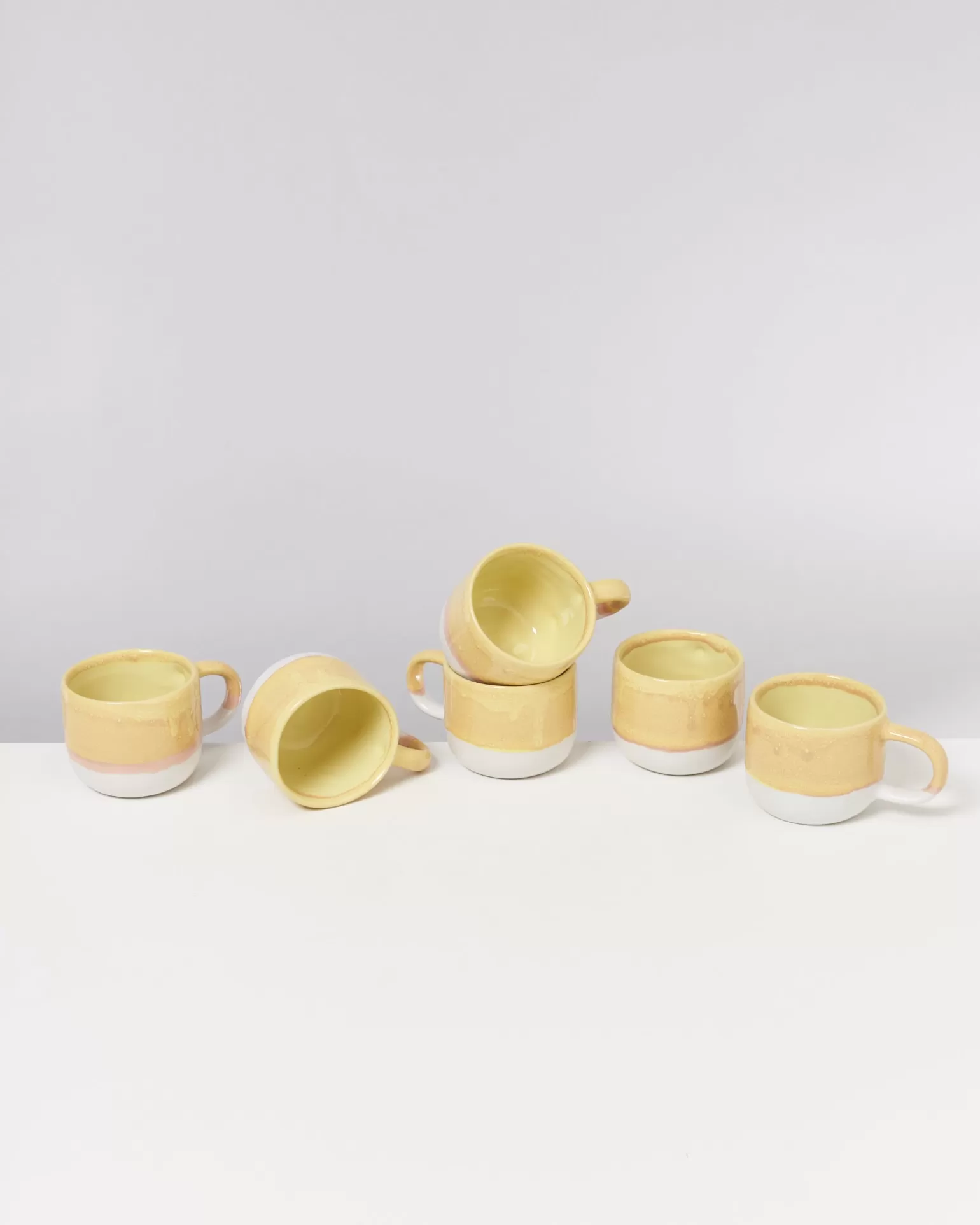 Fashion Motel a Miio Coimbra - Set Of 6 Mugs Small yellow