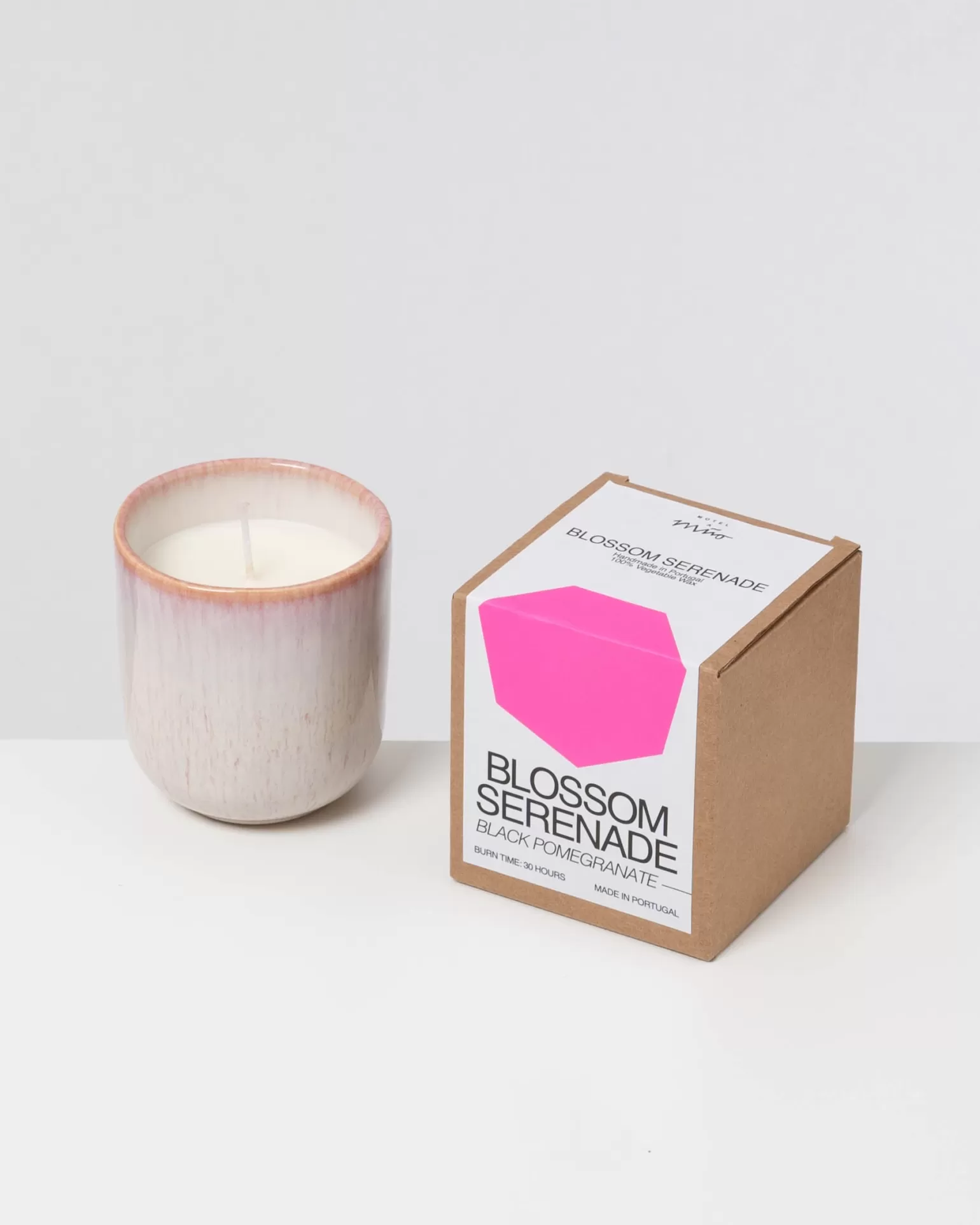 Best Sale Motel a Miio Copa Alto - Scented Candle "Black Pomegranate" Pink rosa