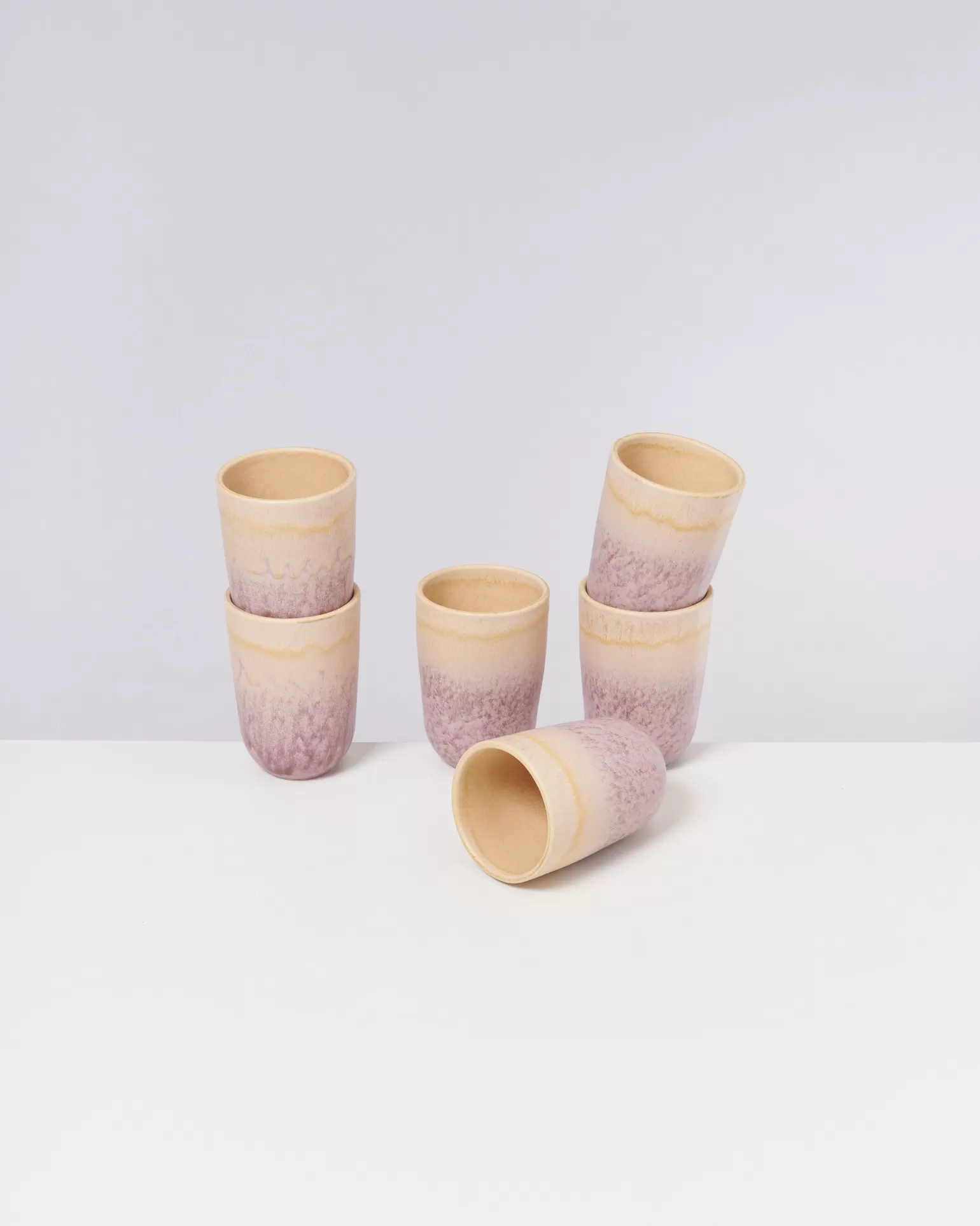 Flash Sale Motel a Miio Copa Alto - Set Of 6 Cups Big Pastel Rose pastellrosé