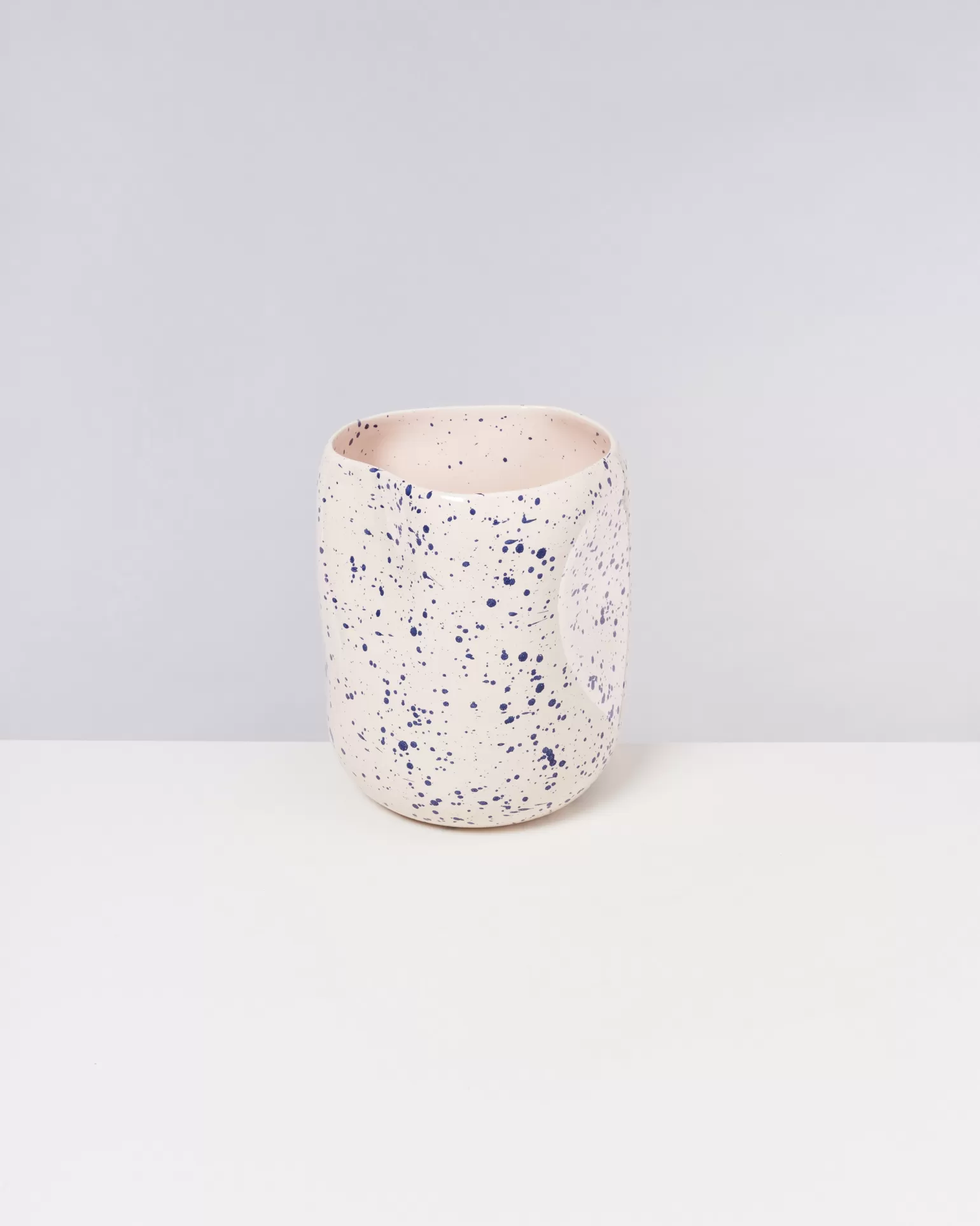 Store Motel a Miio João Vase L Rose Blue Speckled rosé blau gesprenkelt