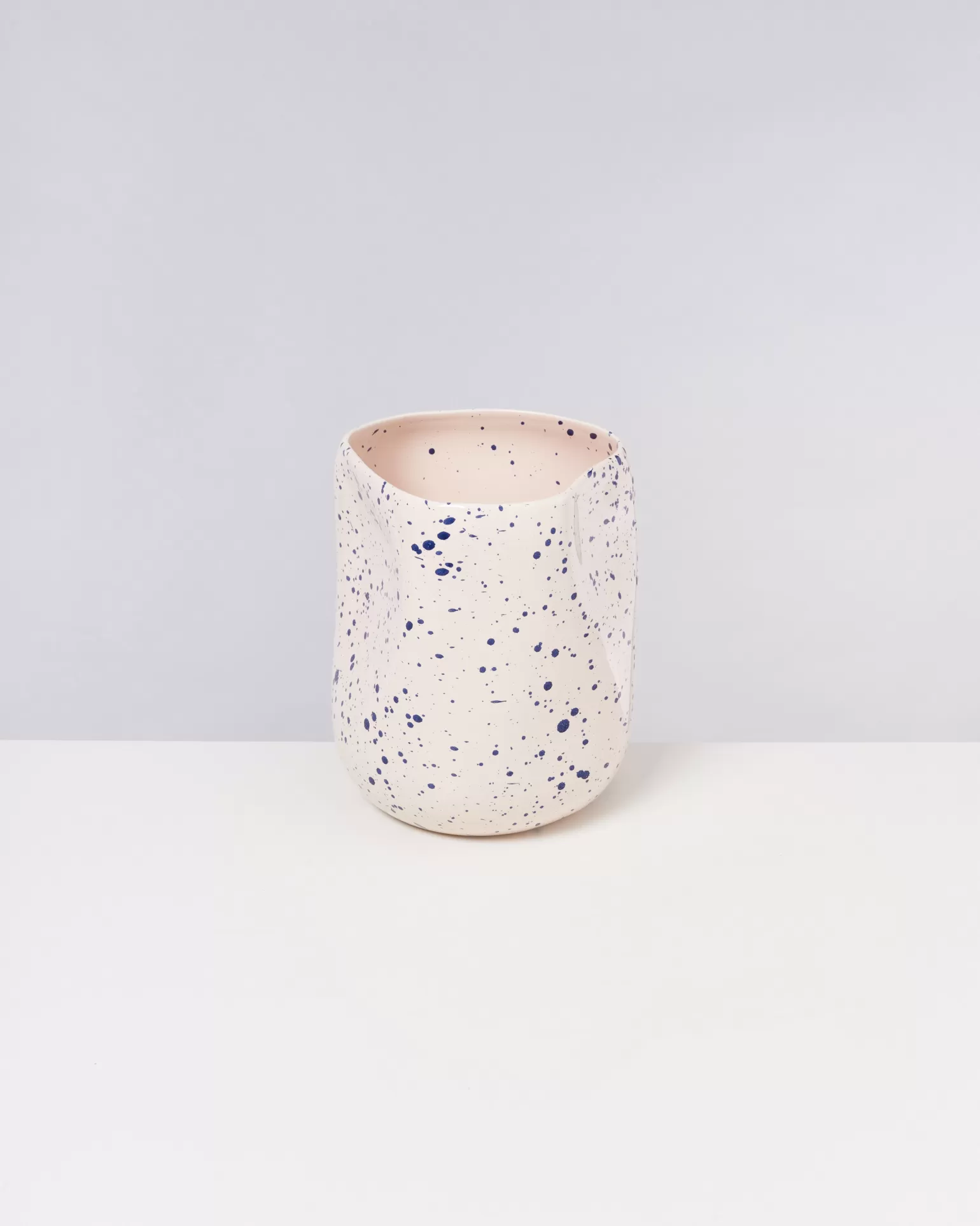 Store Motel a Miio João Vase L Rose Blue Speckled rosé blau gesprenkelt