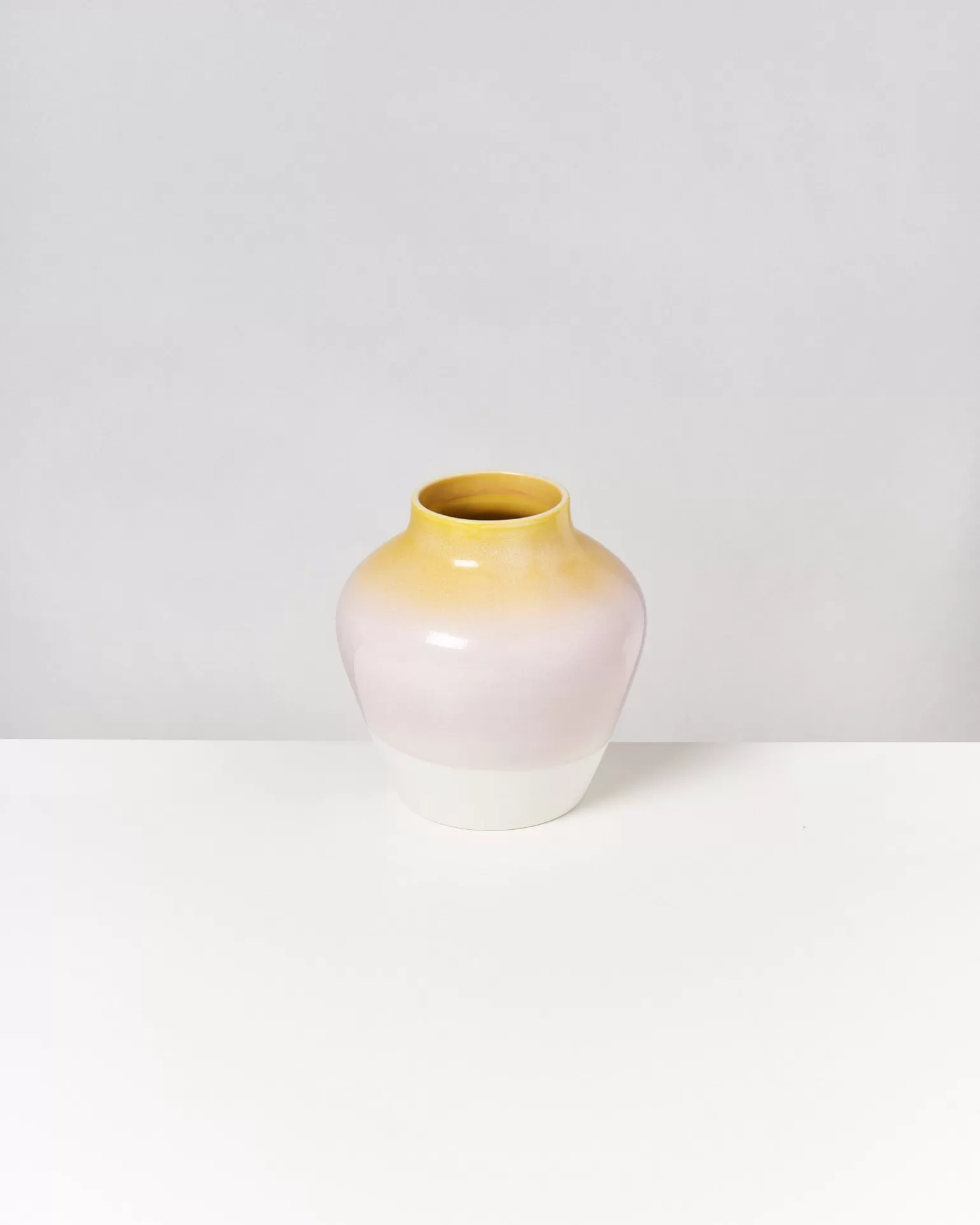 New Motel a Miio Madalin Vase - Yellow Rose Speckled yellow speckled with pink