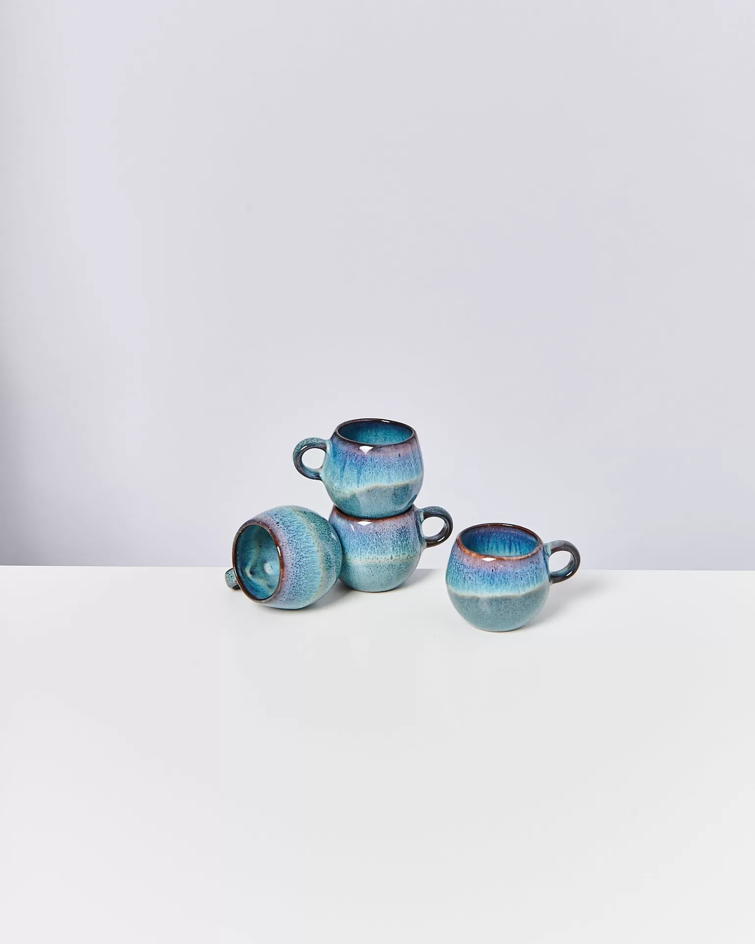 Sale Motel a Miio Madeira - Set Of 4 Espressomugs grünblau