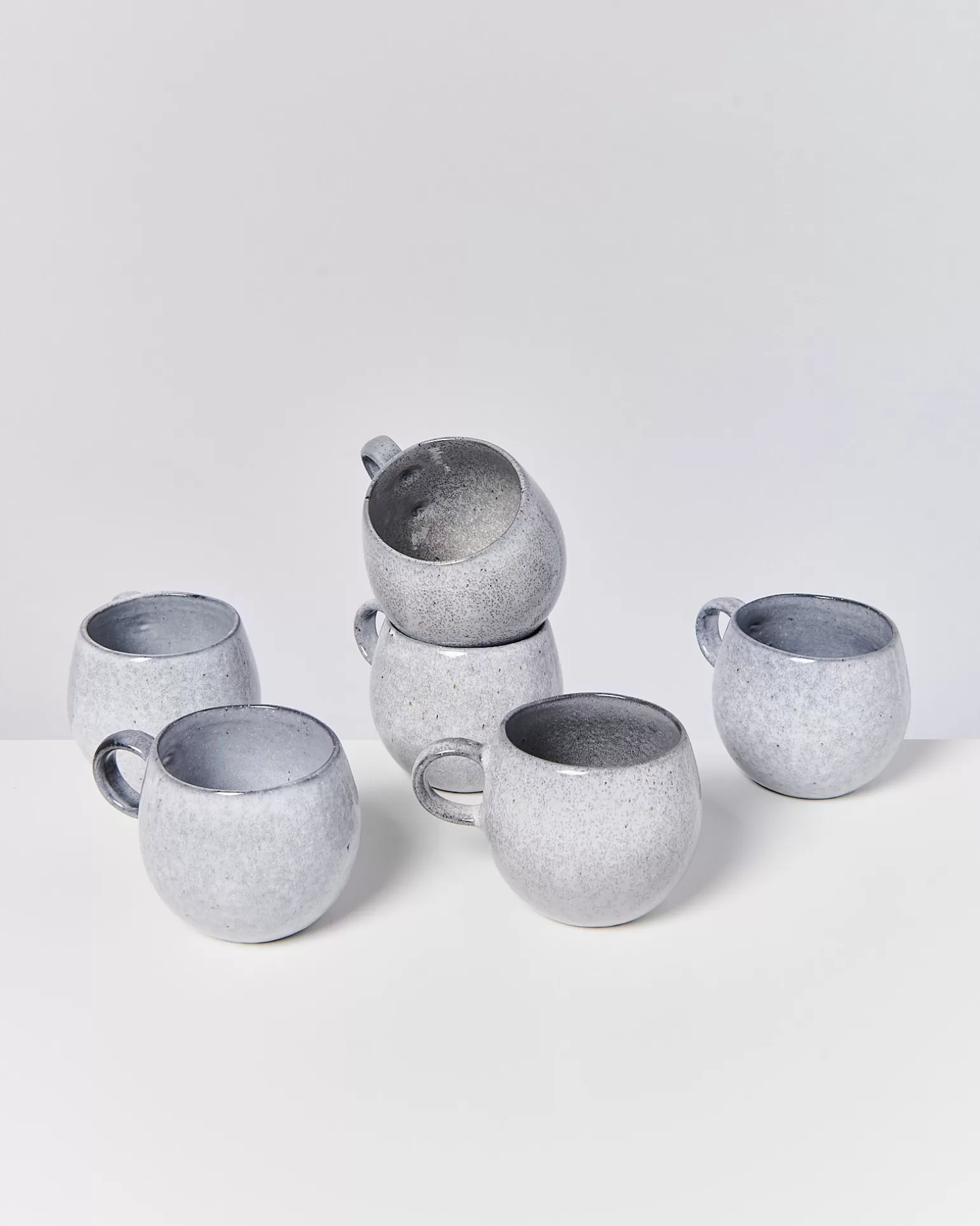 Online Motel a Miio Mae - Set Of 6 Mugs Big Grey Gray