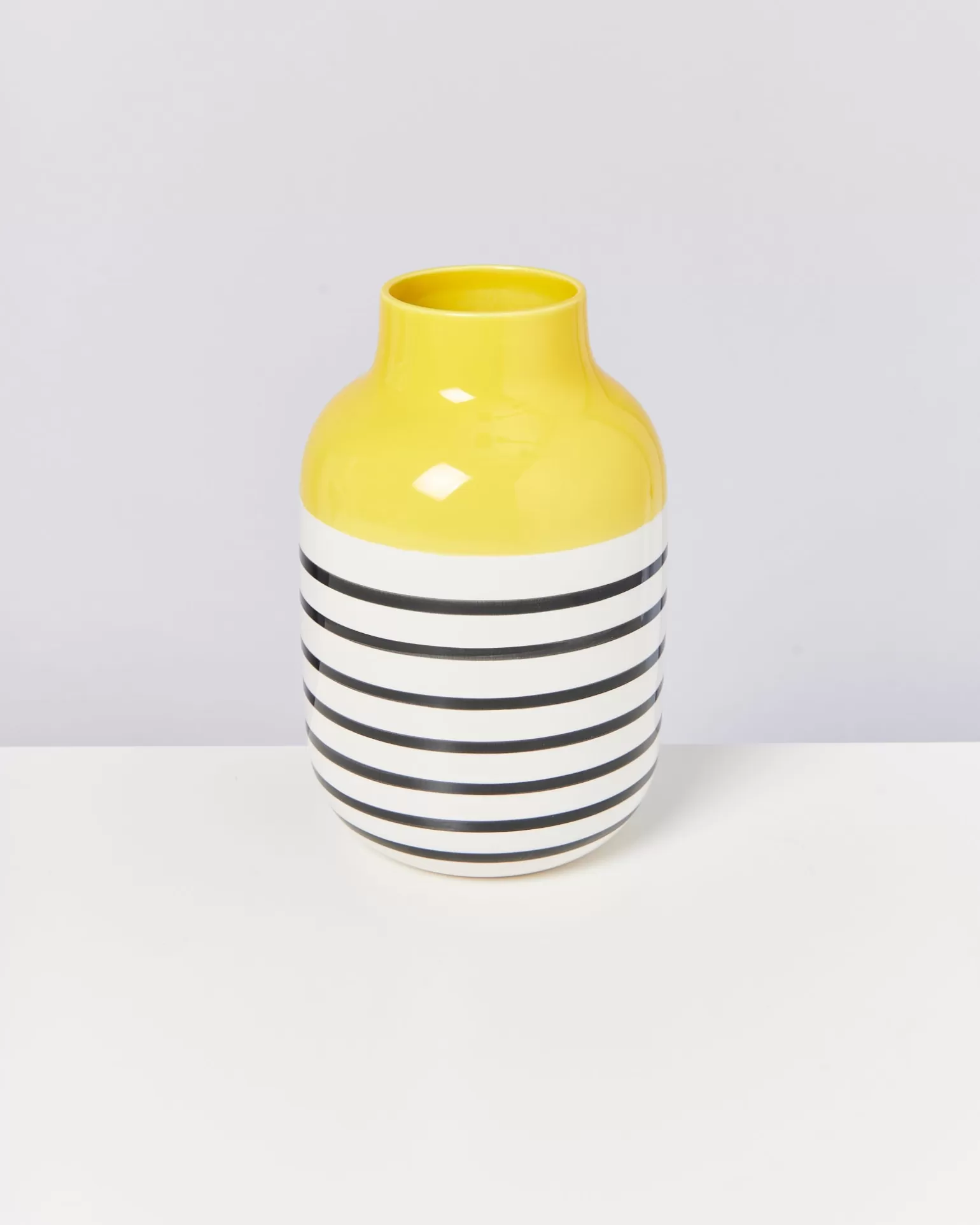 Best Sale Motel a Miio Nuno Vase L - Yellow yellow black striped