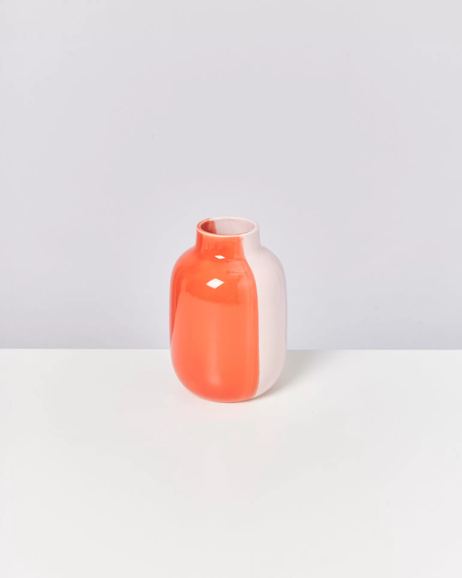 Fashion Motel a Miio Nuno Vase M - Rose Coral half coral rosé