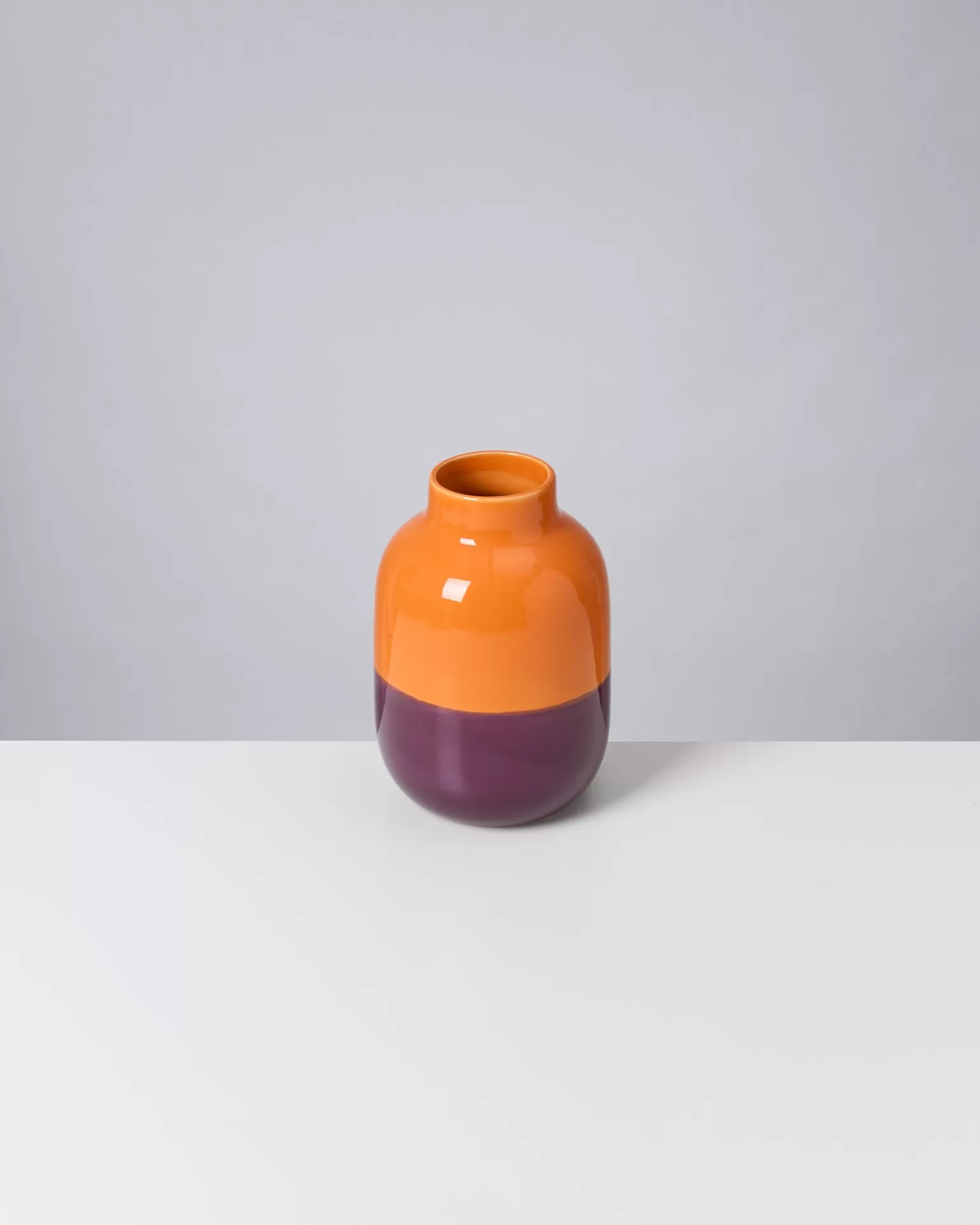 New Motel a Miio Nuno Vase M Orange Darklilac orange dunkellila