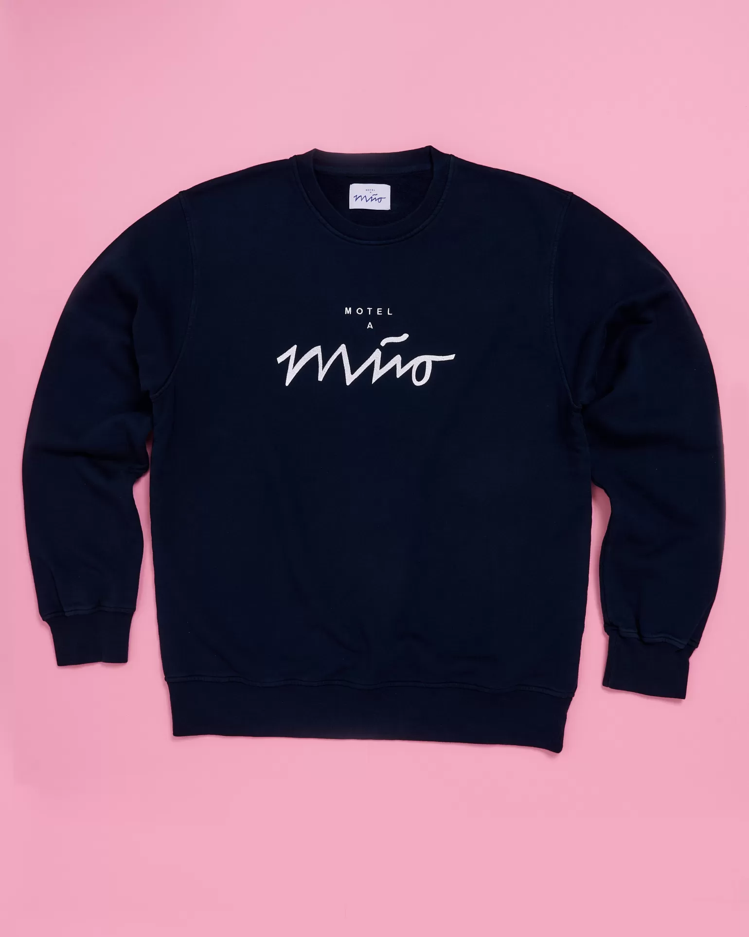 Cheap Motel a Miio Sweatshirt Men Navy White navy weiß