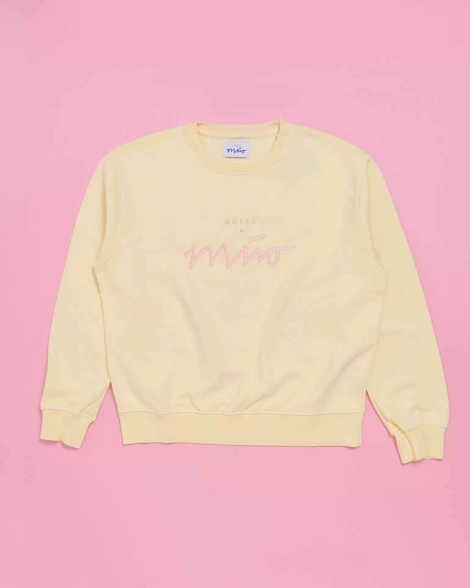 Cheap Motel a Miio Sweatshirt Women Yellow Rose gelb rosé